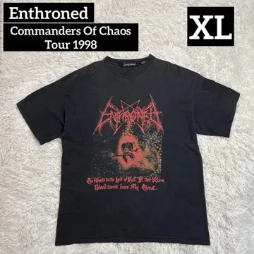 Enthroned 1998 투어 빈티지 티셔츠 XL
