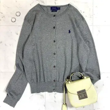 새상품급 현행 폴로 랄프 로렌 피마 코튼 가디건 L 크루넥