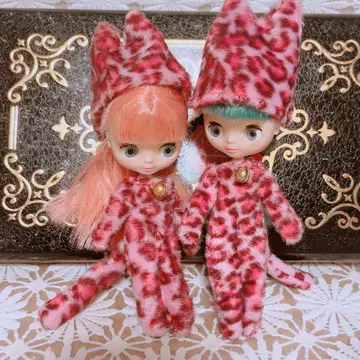 핑크 팬서 인형옷 페어 미니 브라이스 사이즈 아웃핏