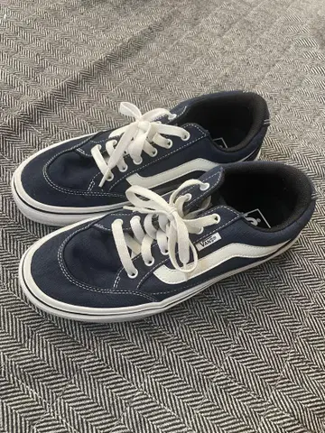 Vans 네이비/화이트 팔켄 스니커즈
