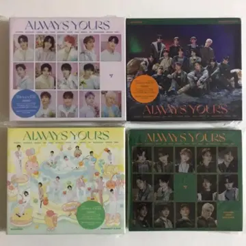 SEVENTEEN ALWAYS YOURS CD 미개봉 4 형태 세트 4점