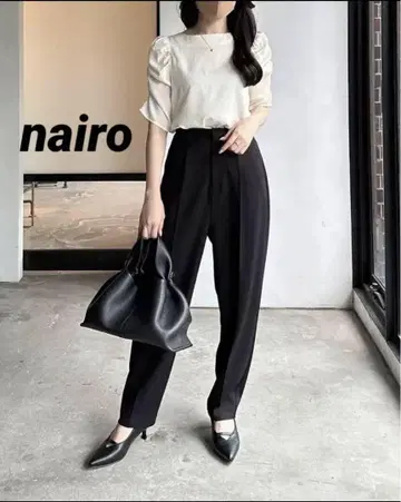 nairo 개더 슬리브 블라우스 아이보리 M사이즈 미사용 새상품