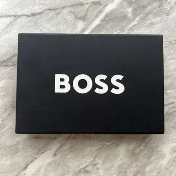 HUGO BOSS 명함지갑 블랙 가죽