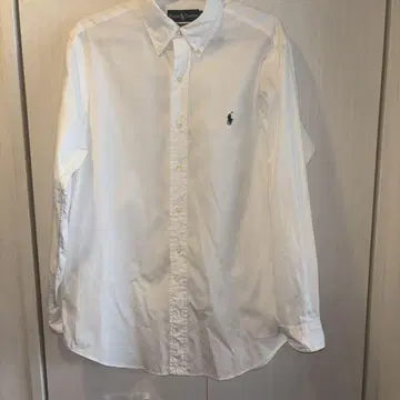 Ralph Lauren 화이트 버튼 다운 셔츠