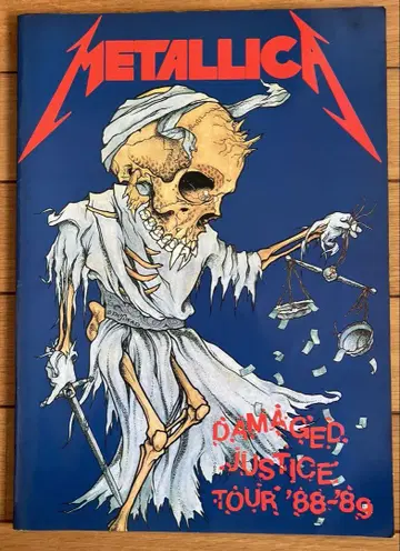 METALLICA 1986, 1988~89 투어 팜플렛 2종 세트