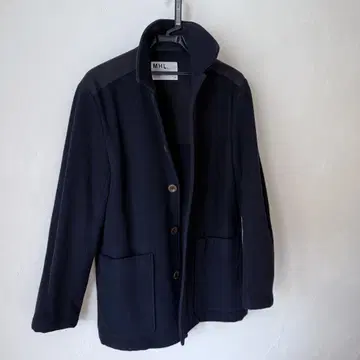MHL. 네이비 체스터 코트