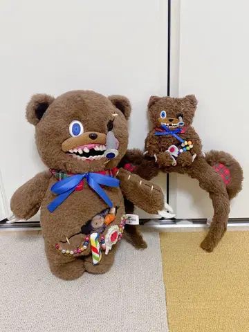 하미쿠마 봉제 인형 머리띠