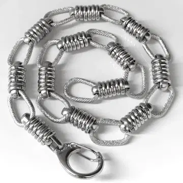 사슬 디자인 체인 목걸이 체인 실버 후크 13mm 50cm