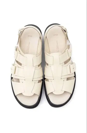 HYKE x beautiful shoes GURKHA SANDALS