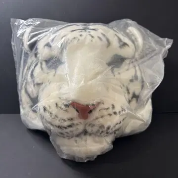 화이트 타이거 벽걸이 봉제 인형