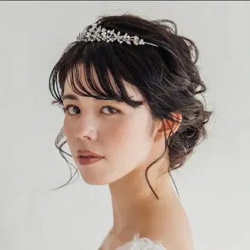 브라이덜 펄 티아라 내추럴