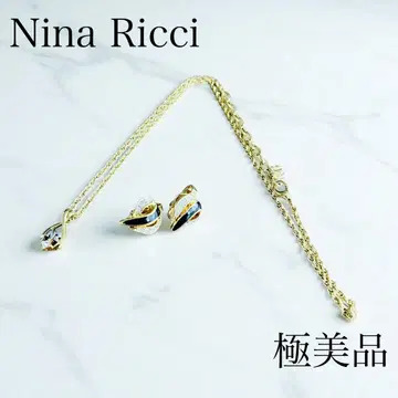 [ 극미품 ] Nina Ricci 니나리치 목걸이 & 귀걸이 세트
