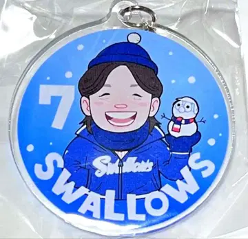 야쿠르트 스왈로스 팬 감 가챠 나가오카 히데키 선수 엄브렐라 참