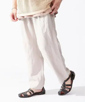 린넨 팬츠 린넨 팬츠 이지 팬츠 LI BUTCHER EASYPANTS