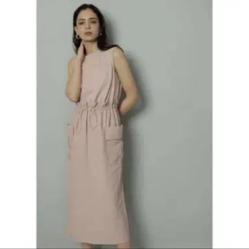 Arpege story 플랩 도킹 원피스 M 사이즈 핑크