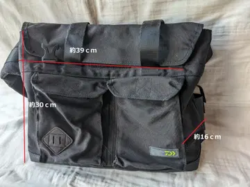 Daiwa 메신저 백 블랙 CORDURA 숄더 다이와