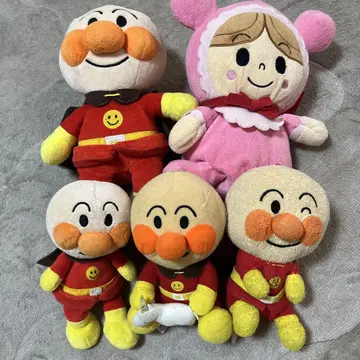 호빵맨 봉제 인형 6종 세트