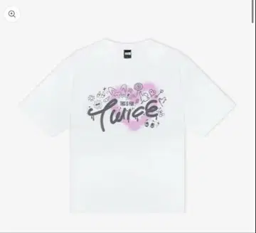 TWICE 티셔츠 M 화이트