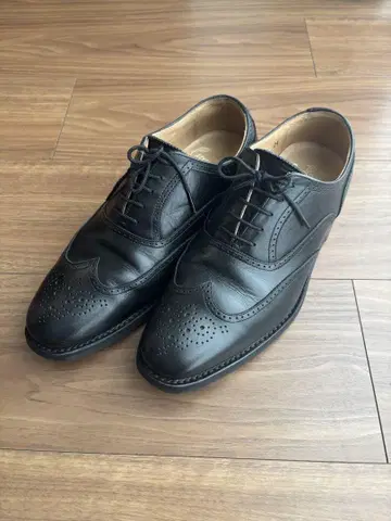 [ 스카치 그레인 R1765 ] 윙팁 24cm 블랙 천연 가죽 새상품급