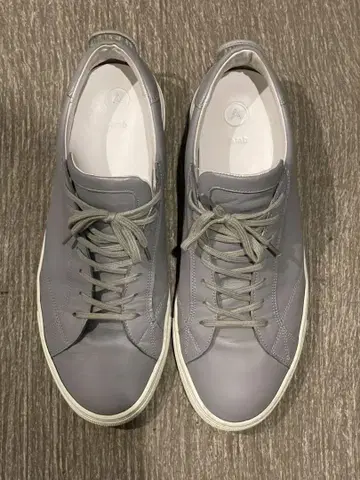 Amb 가죽 로우 컷 스니커즈 그레이 28cm