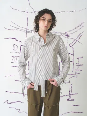 soduk off shirt (스트라이프 셔츠)