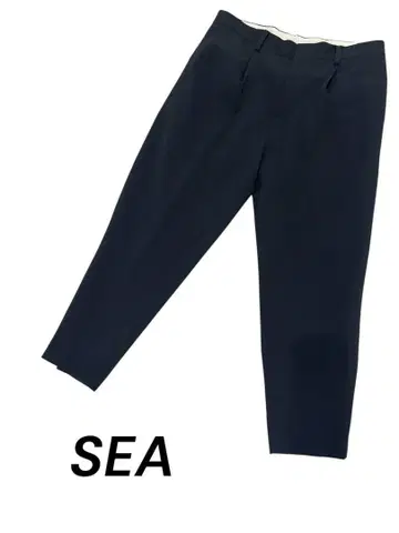 SEA 트라우저 와이드 테이퍼드 팬츠