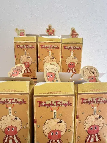새상품 POPMART 반짝반짝 리틀 스타 시리즈 봉제인형 펜던트 BOX