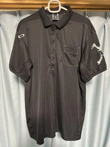 Oakley 블랙 피케 셔츠 사이즈 XXL