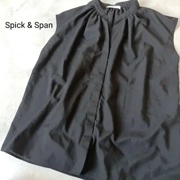 스테디셀러 인기 스픽 앤 스팬 브로드 개더 프렌치 슬리브 블라우스 네이비