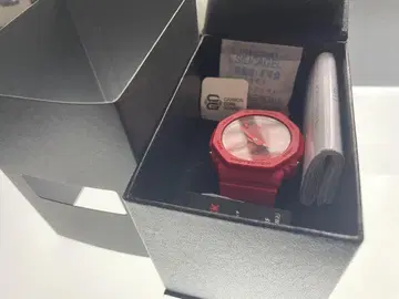 GSHOCK 레드 아나데지 워치 실리콘제