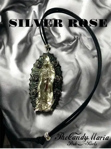 SILVER ROSE MARIA 실버 로즈 마리아 목걸이