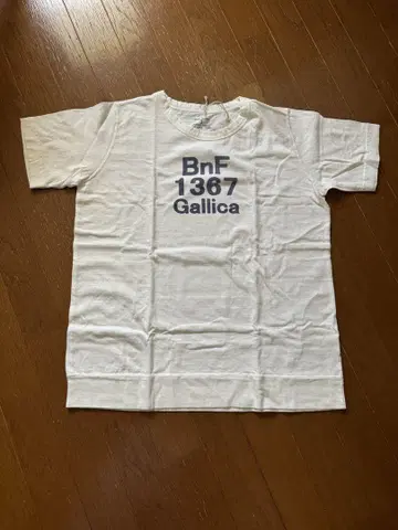 BnF 1367 Gallica 프린트 티셔츠 사이즈 3