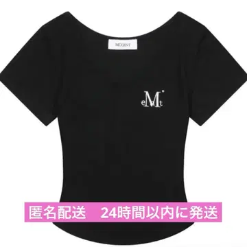 mucent 무센트 티셔츠 블랙 V넥