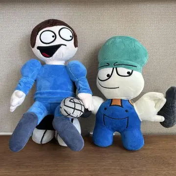 FNF 데이브 & 밤비 봉제 인형 2종 세트