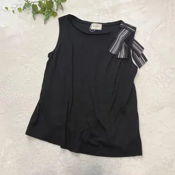 UNITED ARROWS 유나이티드 애로우즈 셔츠 블랙 탱크탑