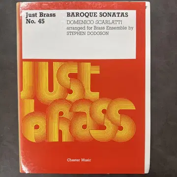 수입 악보 Just Brass No. 45 BAROQUE SONATAS