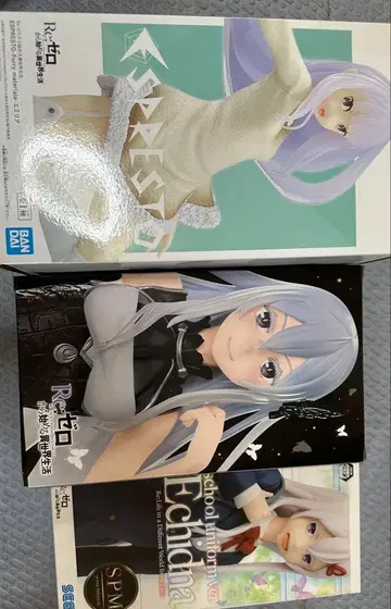 Re:제로 에밀리아 에키드나 피규어 세트
