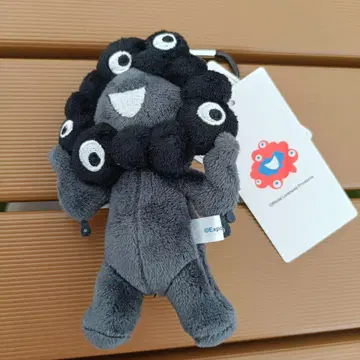 오사카 엑스포 블랙 akuaku 카라비너 포함 마스코트 스탠딩 버전