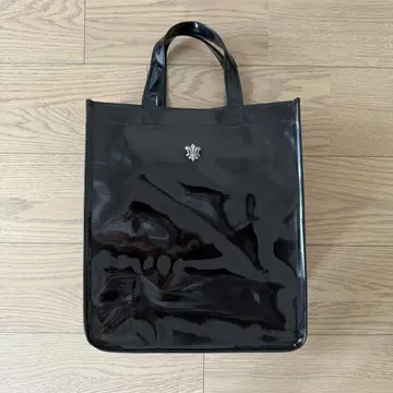 백합학원 에나멜 토트백 마더백 학교 가방