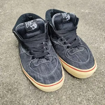 VANS HALFCAB 반스 하프 캡 데님 원단