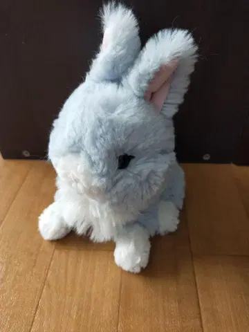선 레몬 봉제 인형 토끼 블루