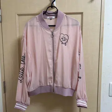 P.latte M 사이즈 핑크 집업 자켓