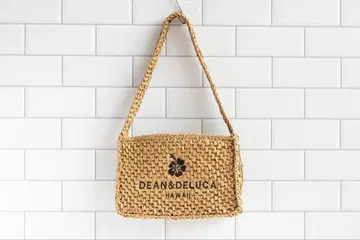 DEAN&DELUCA HAWAII 코우라점 오픈 한정판 라피아 백