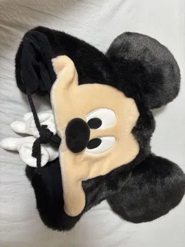 미키마우스 귀도리 퍼 캡