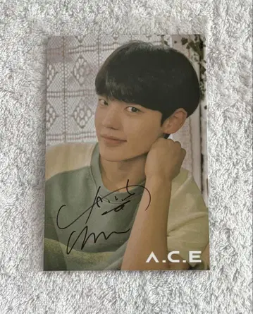 A.C.E 찬 My Lover 친필 사인 카드