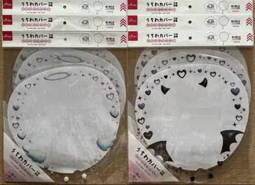 DAISO 다이소 부채 커버 부채 케이스 천사 악마 각 3매 총 6매