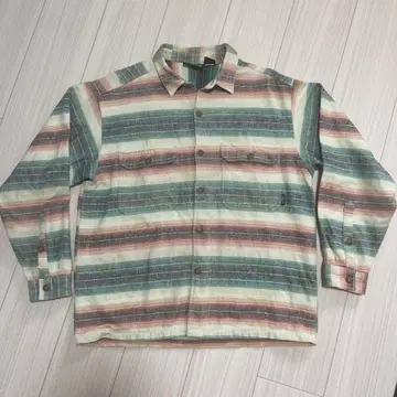 레어 90년대 Patagonia 파타고니아 헤비 플란넬 써니 스트라이프