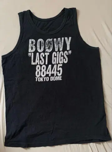 BOOWY LAST GIGS 탱크탑 당시 물품
