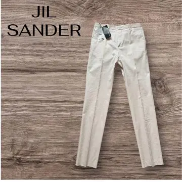 JIL SANDER 남성용 센터 프레스 팬츠 라이트 핑크 S