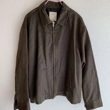 페이드 지퍼 블루종 BROWN